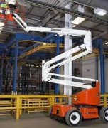 灏柯全电动剪叉高空作业平台车签约长春一汽四