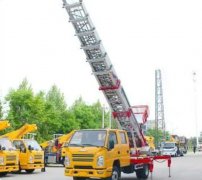 198彩高空云梯车-山东鹿鸣机械设备-江铃高空云梯