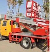 198彩21米高空作业车-济宁鹿鸣机械设备-高空作业