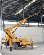 198彩注册28米高空作业平台-鹿鸣机械-高空作业平